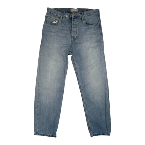 Everlane Jeans Summer Slouch‎ Woman's Size 26 Organic Short & Baggy - Picture 1 of 5